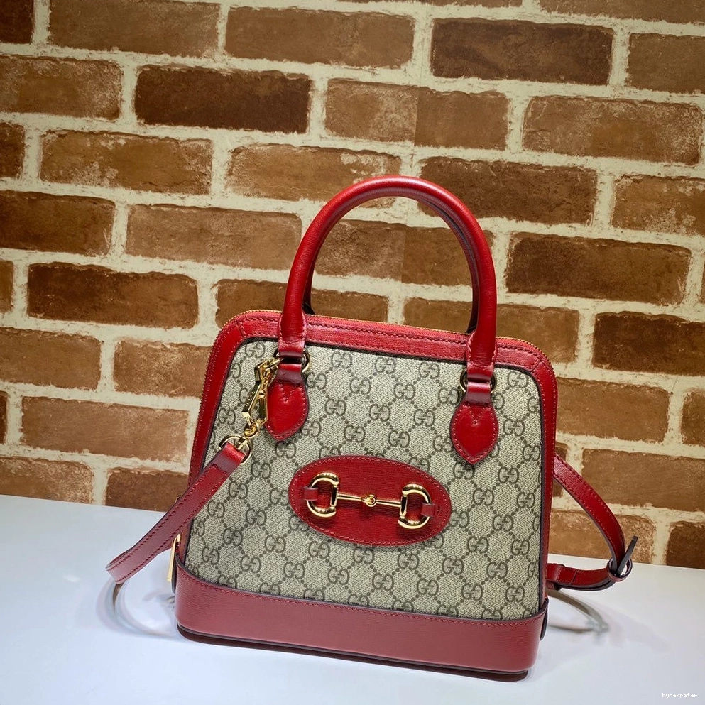 Hyper Peter GUCCI handle bag top Horsebit 1955 small 0824